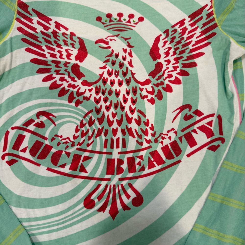 Custo Barcelona Shirt with Red and Green Design - Picture 3 of 3